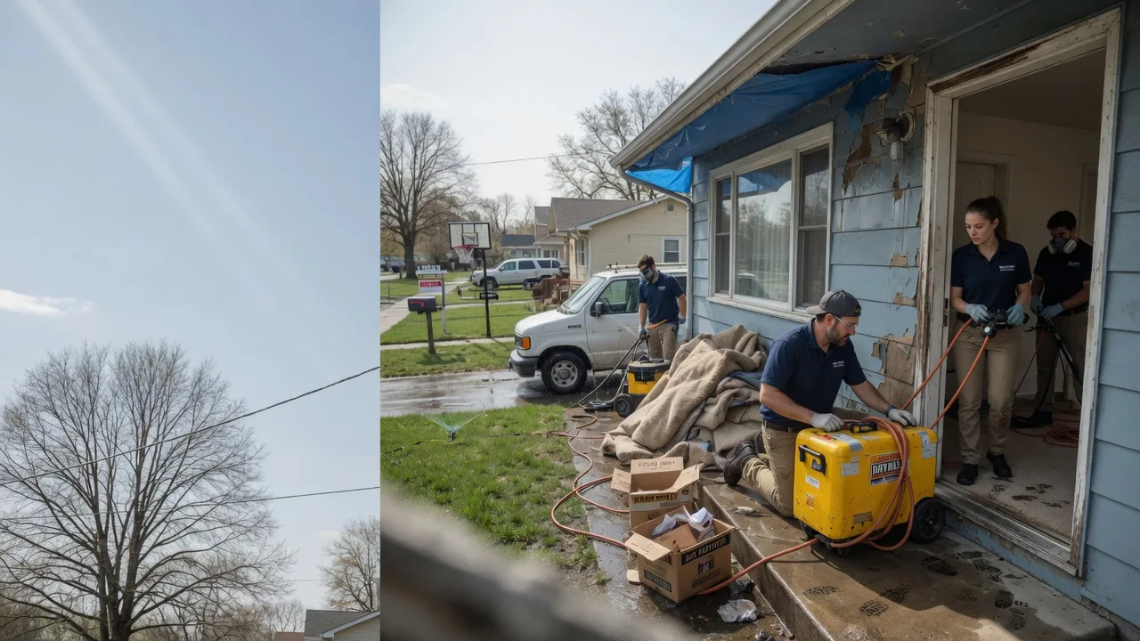 Basement Flood Cleanup in Bremen, KS near me